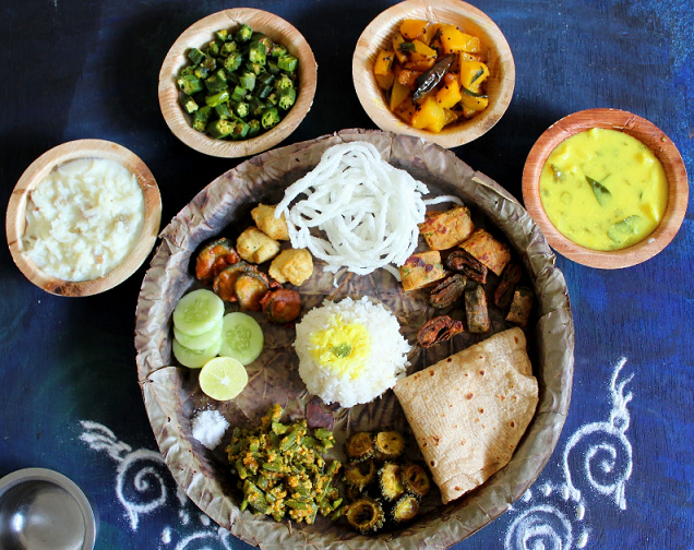 offering food to Ancestors